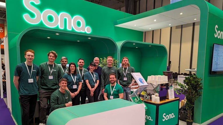 Sona team at an industry tradeshow.